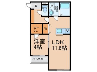 ヴィエント南巽の物件間取画像